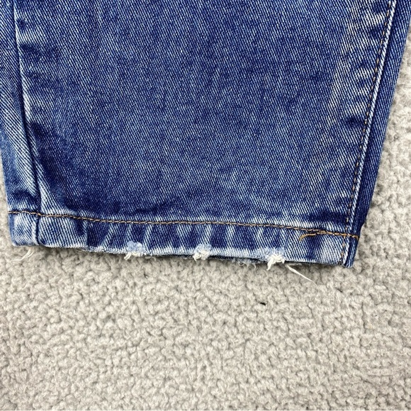 Zara Trafaluc Jeans Womens Size 6 Distressed Ripped Relaxed - Picture 5 of 7